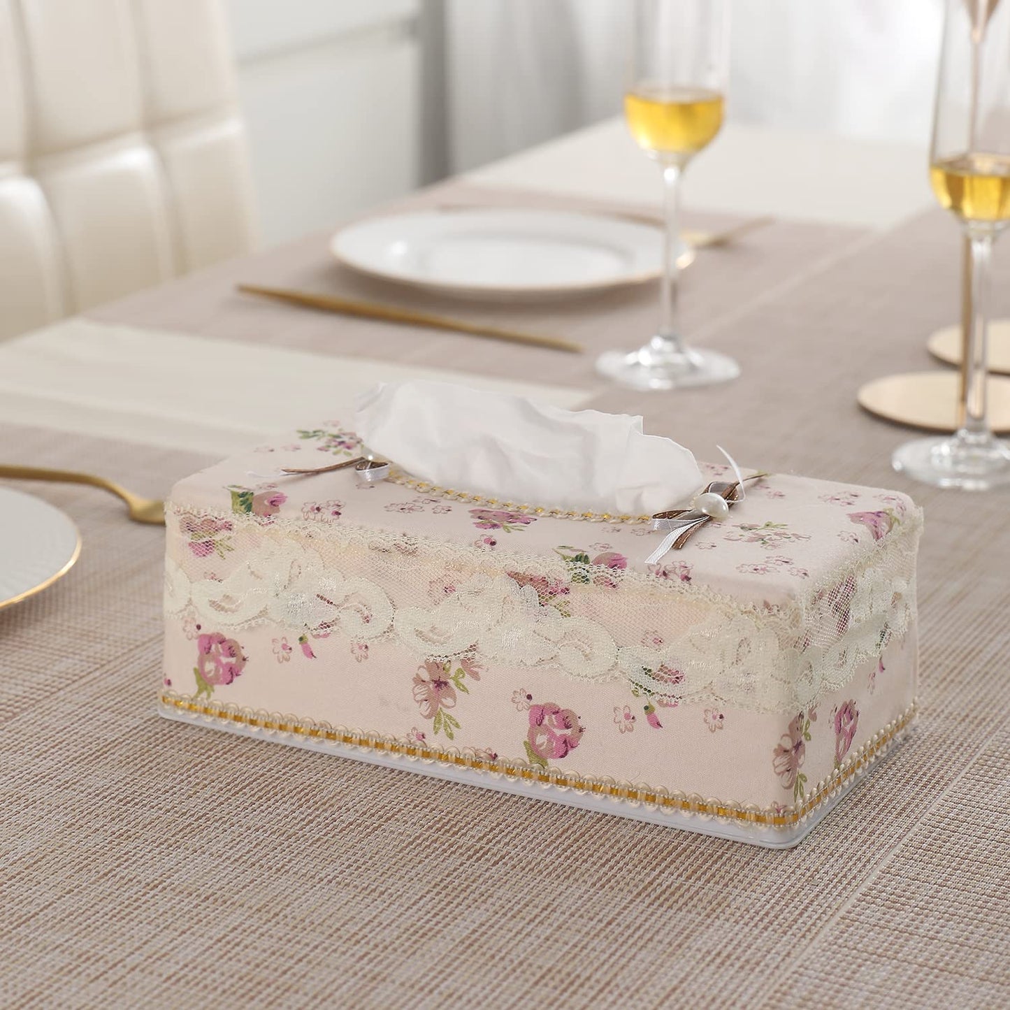Tissue Paper Box Holder for Home, Office, Car