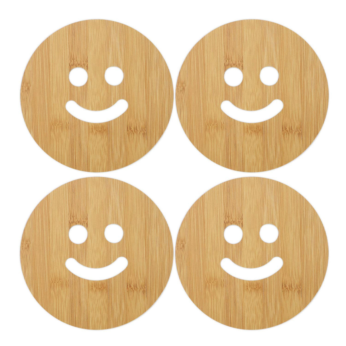 Buy Smiley Coaster - Pack of 4 | HOKIPO
