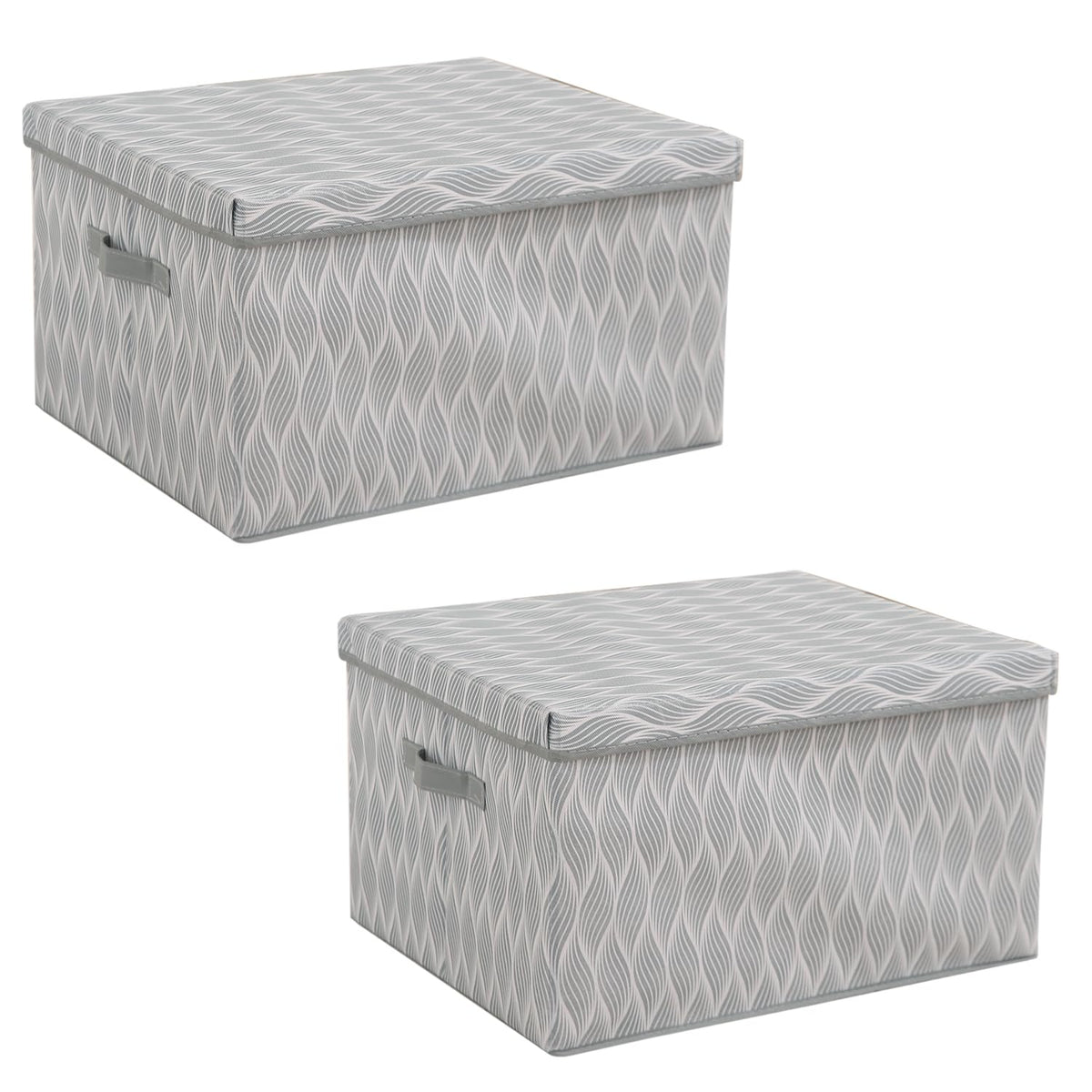 Foldable Cloth Storage Box | Wardrobe Organizer with Lid