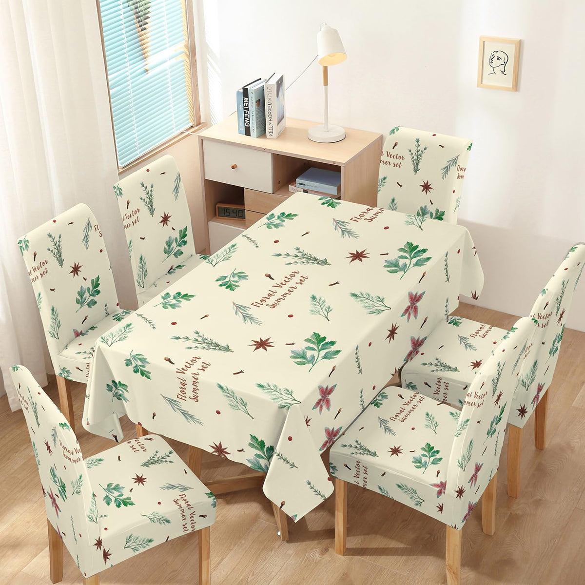 Cream Dining Set Cover | 4/6 Seater