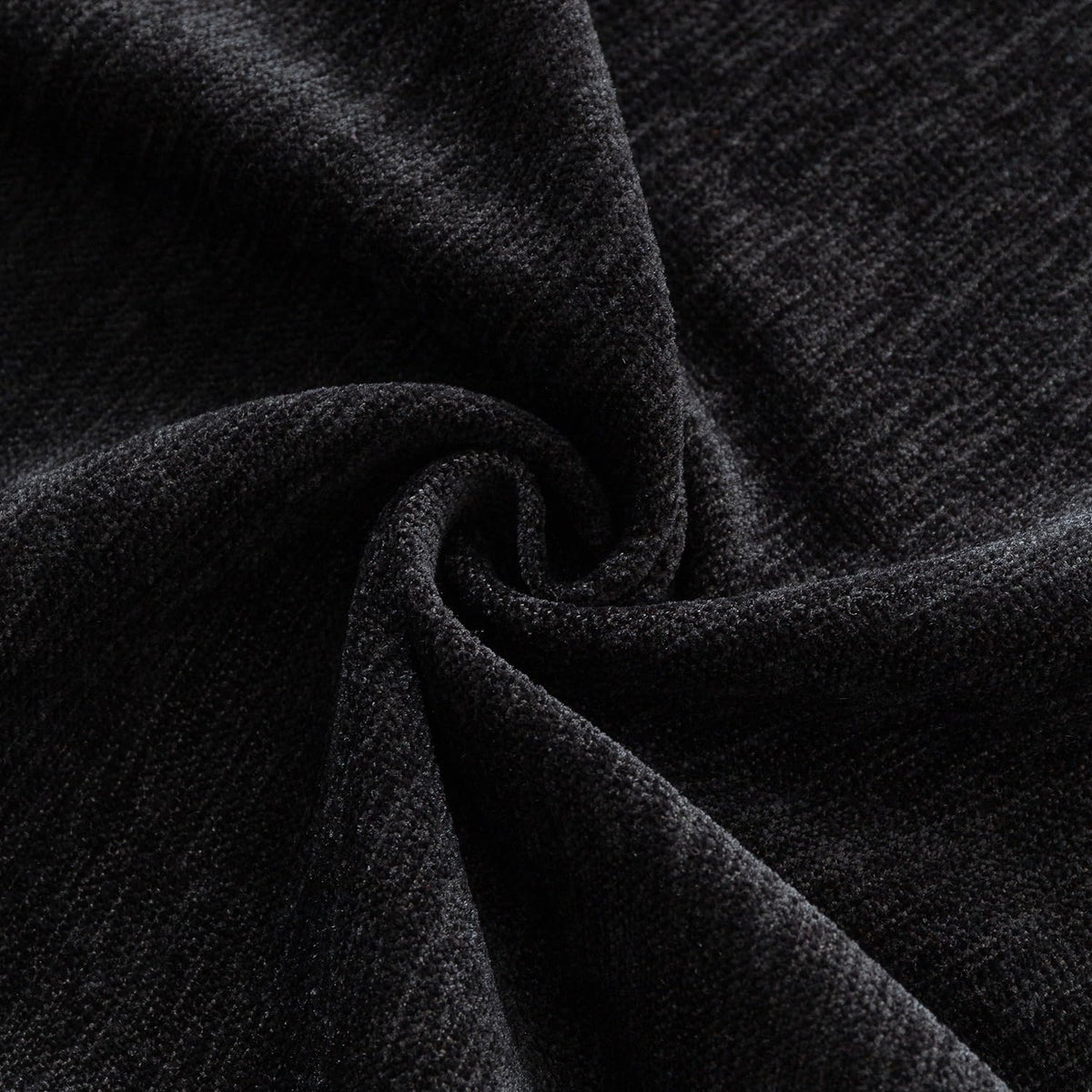 Serenity Tassel Chenille Sofa Cover with Tassel – Midnight Graphite