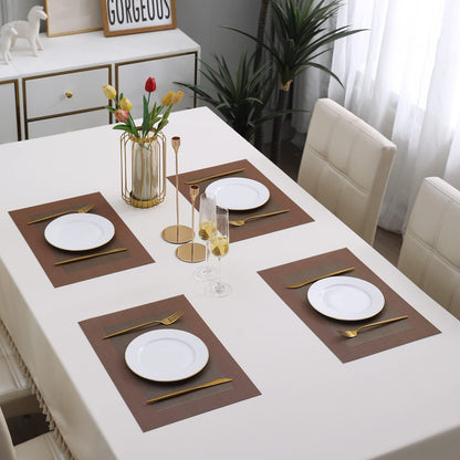 PVC Dining Table Mats, Metallic