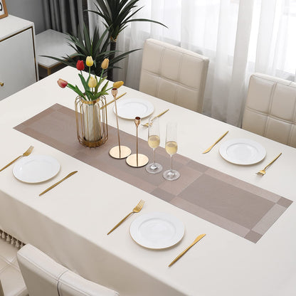 PVC Table Runner for Dinner and Coffee Table, Copper