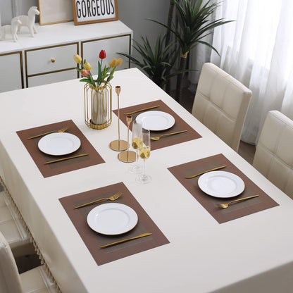 PVC Dining Table Mats, Metallic