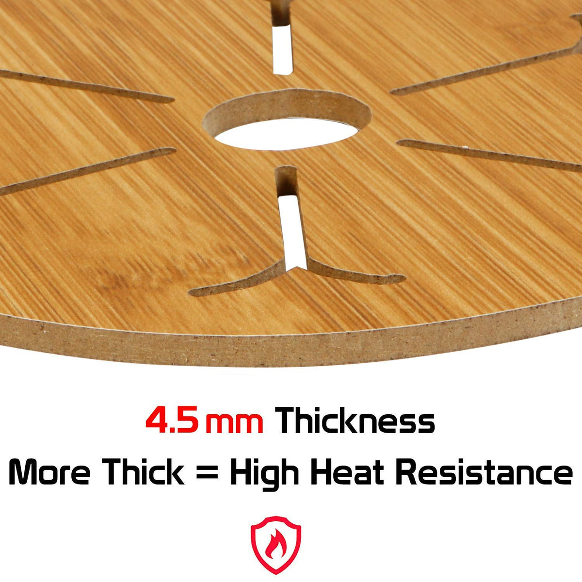 Buy High Heat Resistance Eco Friendly Wooden Coasters & Heat Pads | HOKIPO