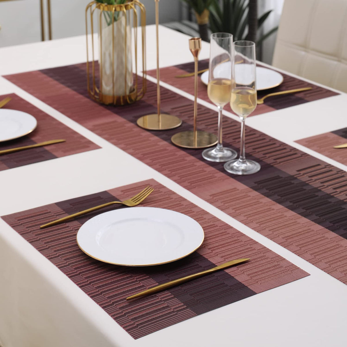PVC Dining Table Mats, Wine