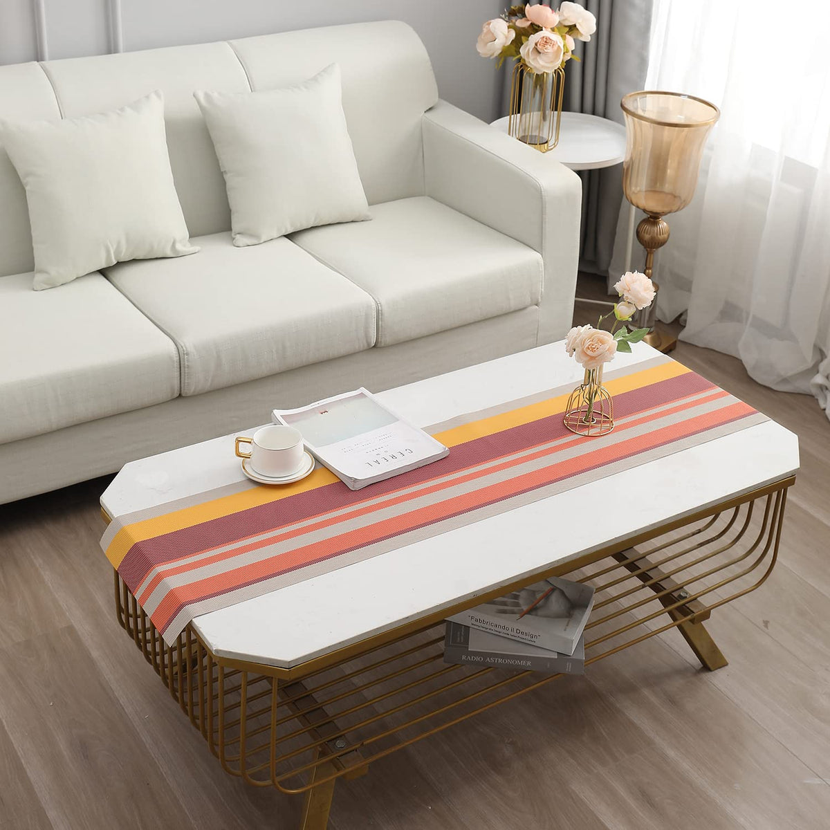 Buy Multicolour PVC Runner for Coffee & Center Table​ | HOKIPO