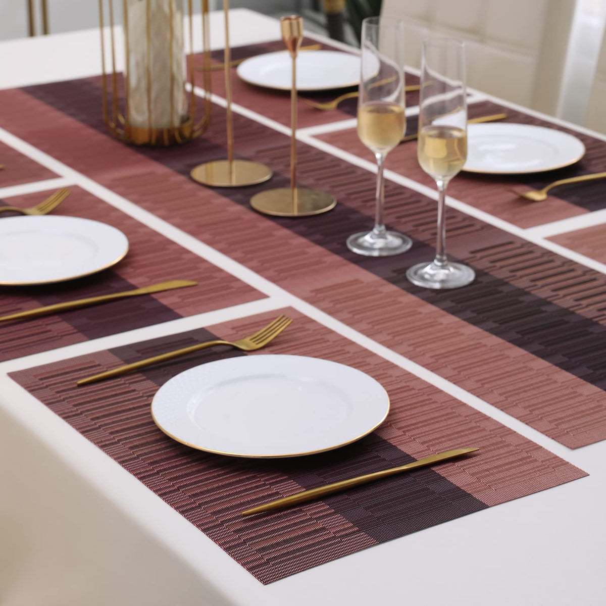 PVC Dining Table Mats, Wine
