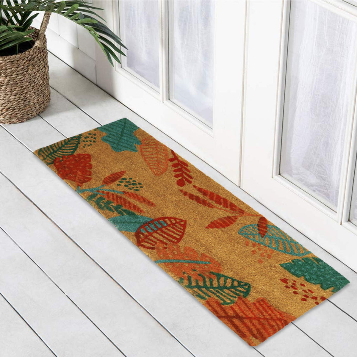 Coir Entrance Door Mat with Anti-Slip PVC Backing