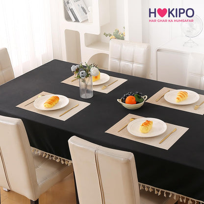 GradientHue PVC Mats for Dining Table - Sand Oasis