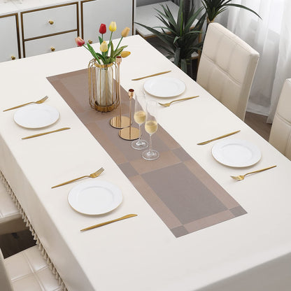 PVC Table Runner for Dinner and Coffee Table, Copper