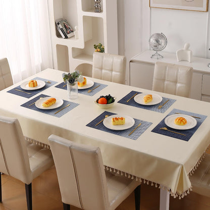 GradientHue PVC Mats for Dining Table - Ocean Hue