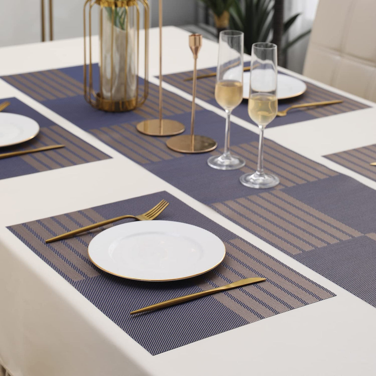 PVC Dining Table Mats, Violet