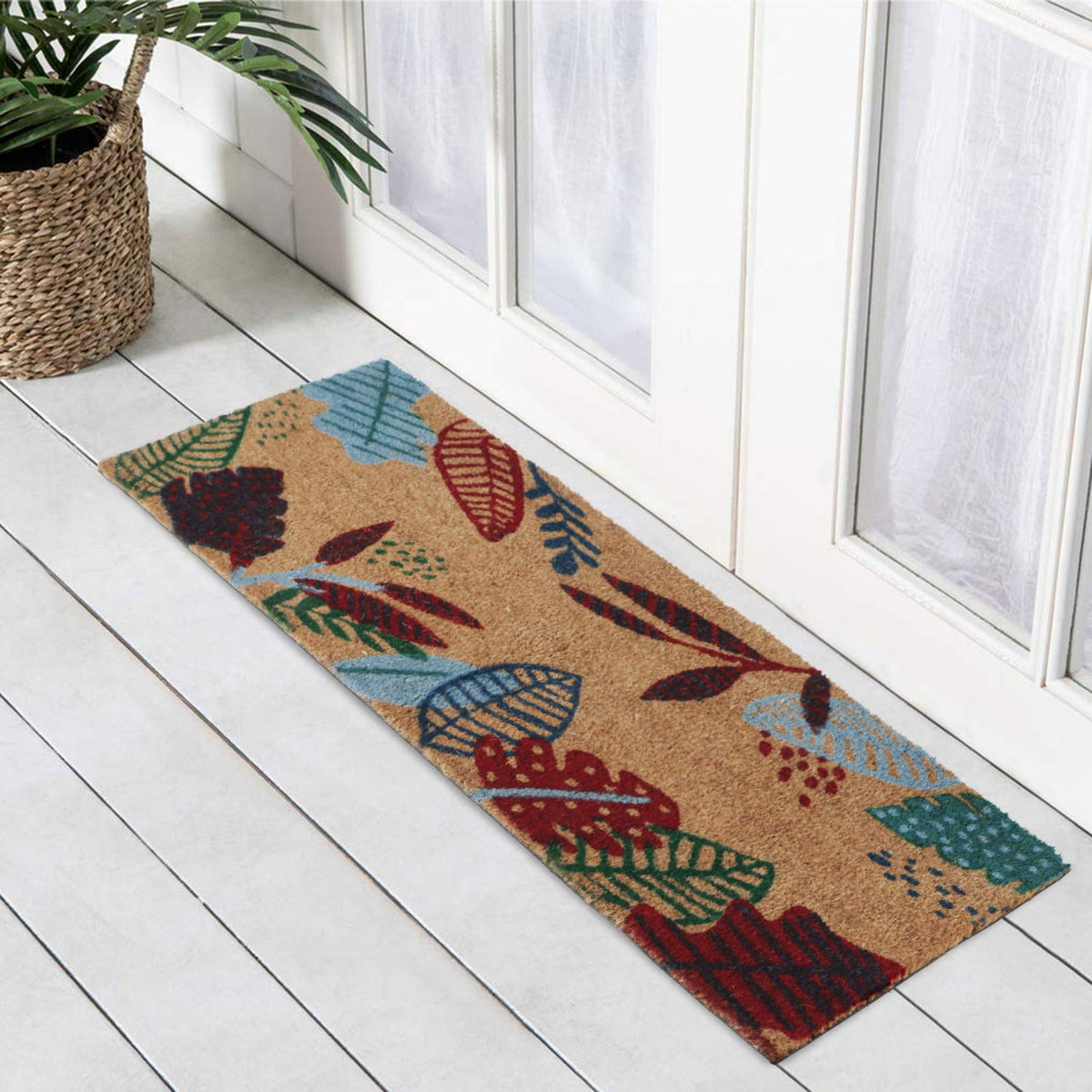 Coir Entrance Door Mat with Anti-Slip PVC Backing