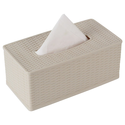 Buy cream color plastic tissue paper holder | HOKIPO