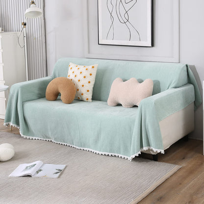 HOKIPO Chenille Sofa Couch Slipcover, Mint for 1/2/3 Seater