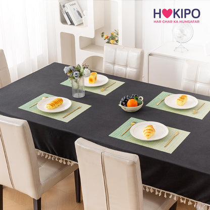 GradientHue PVC Mats for Dining Table - Meadow Mist