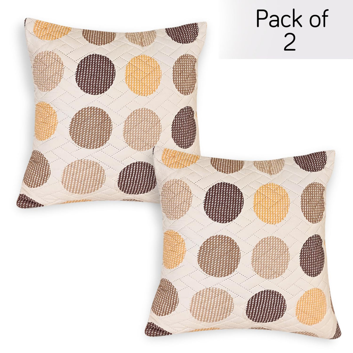 quilted cushion coer