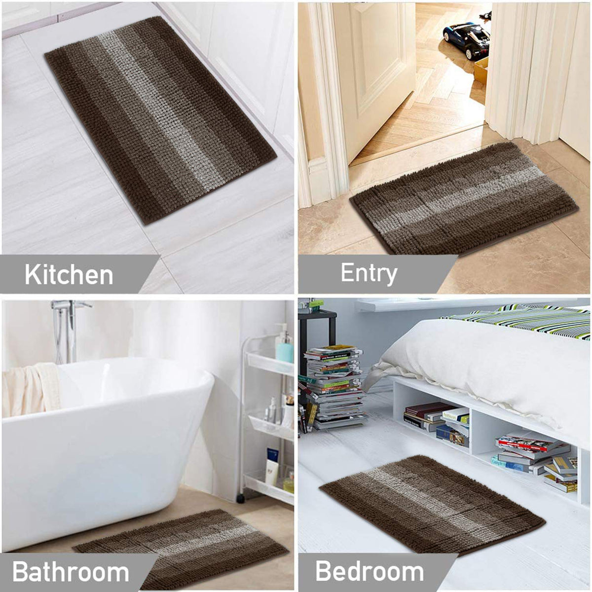 Buy High Absorbent Mats For Kitchen, Entry, Bathroom & Bedroom | HOKIPO