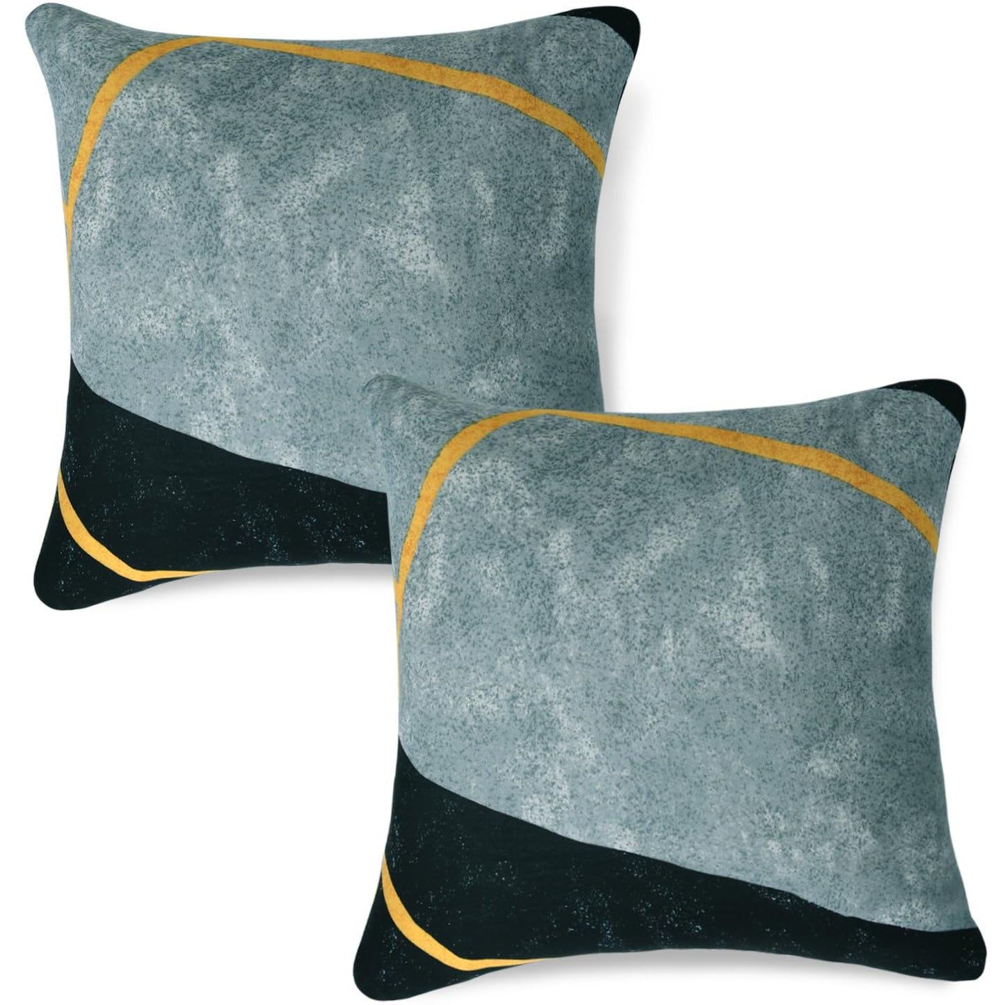 Waterproof & Quick-Dry Quilted Sofa Cover with Pockets on Armrest, Multicolor Abstract Geometry
