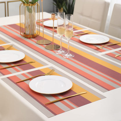 PVC Dining Table Mats, Multicolour