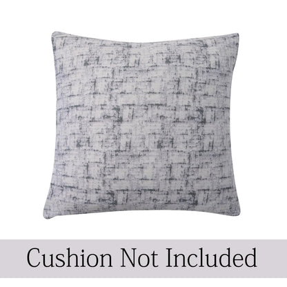 HOKIPO Stretchable Pack of 2 Cushion Cover 16x16 inch, Abstract Grey Lines