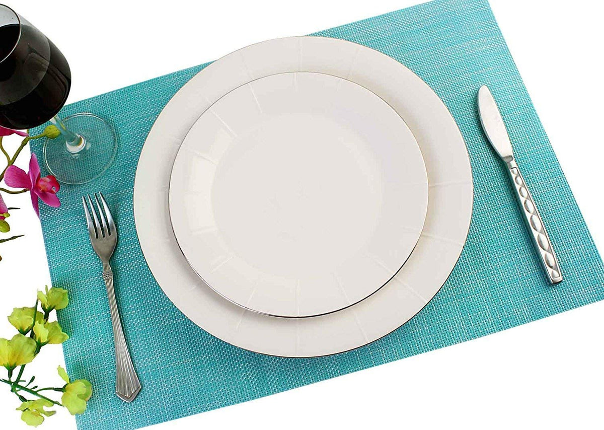 PVC Dining Table Mats,Turquoise