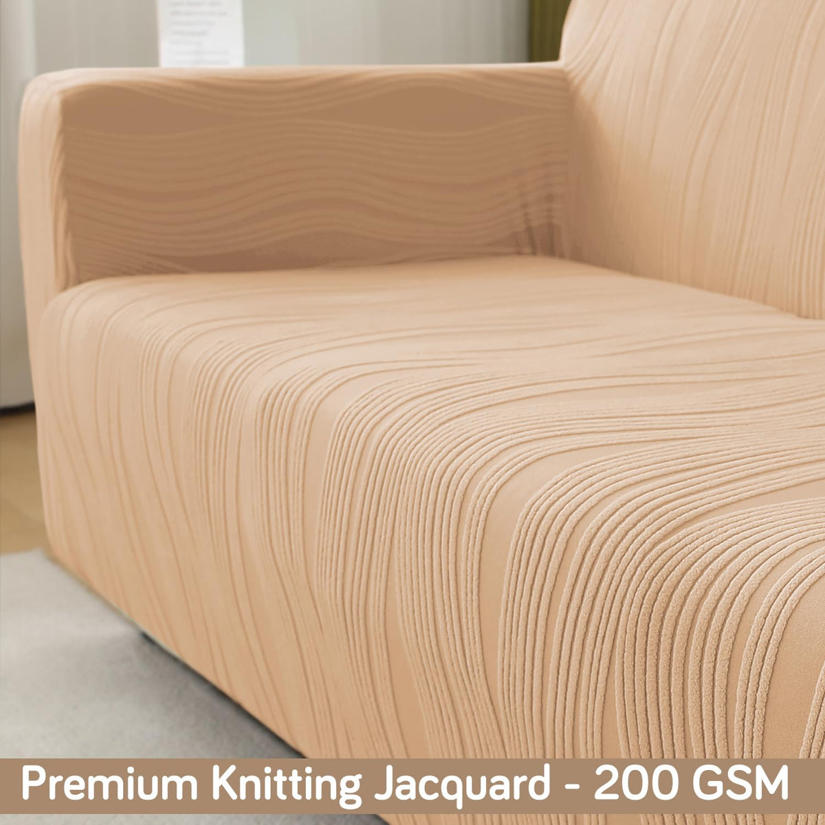 Buy premium 200 GSM knitting jacquard sofa cover