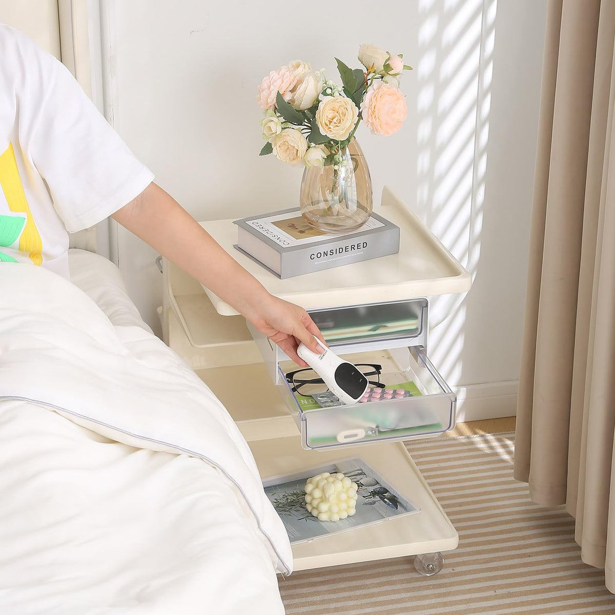 2 Tier Self Adhesive Drawers Set