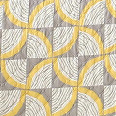 Quilted Printed Recliner Mats for 1 Seater Recliner Sofa, Windmill Cyber Yellow