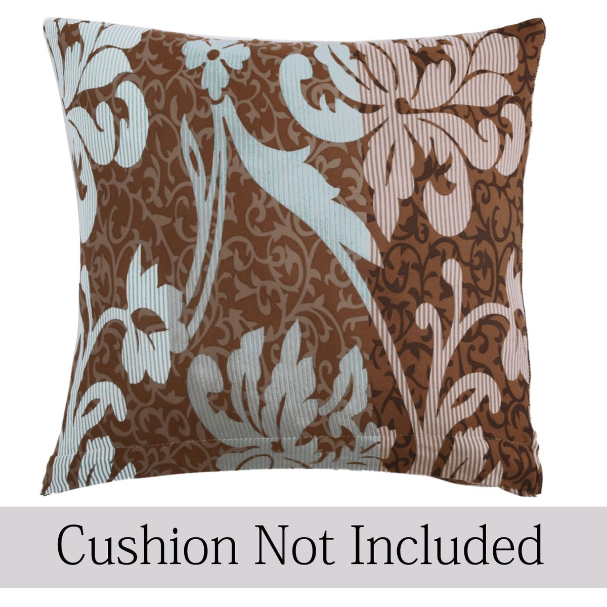 Fancy Rich Chocolate Damask Floral Print zippered pillow covers online