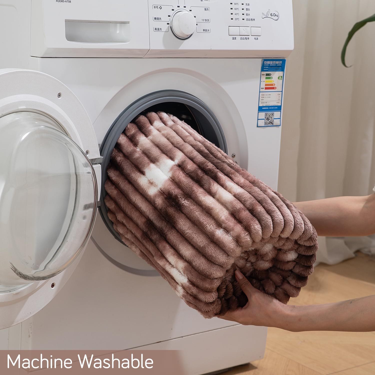 Brown Gradient AC Blanket Double Bed | Machine Washable | HOKIPO