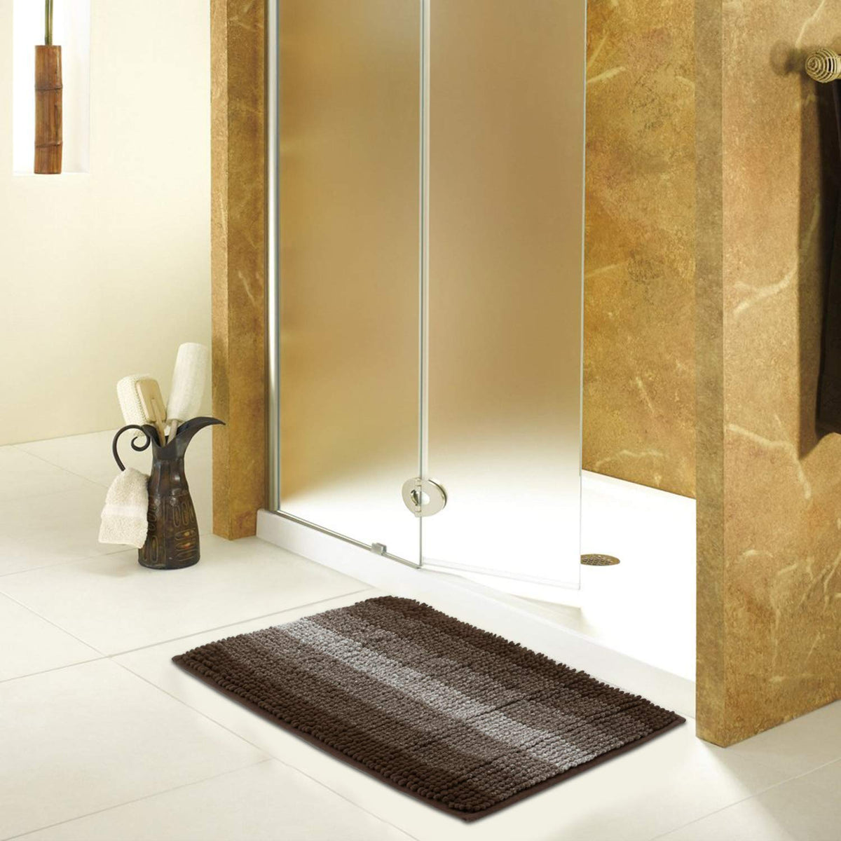 Buy High Absorbent Bathroom Door Mats | HOKIPO