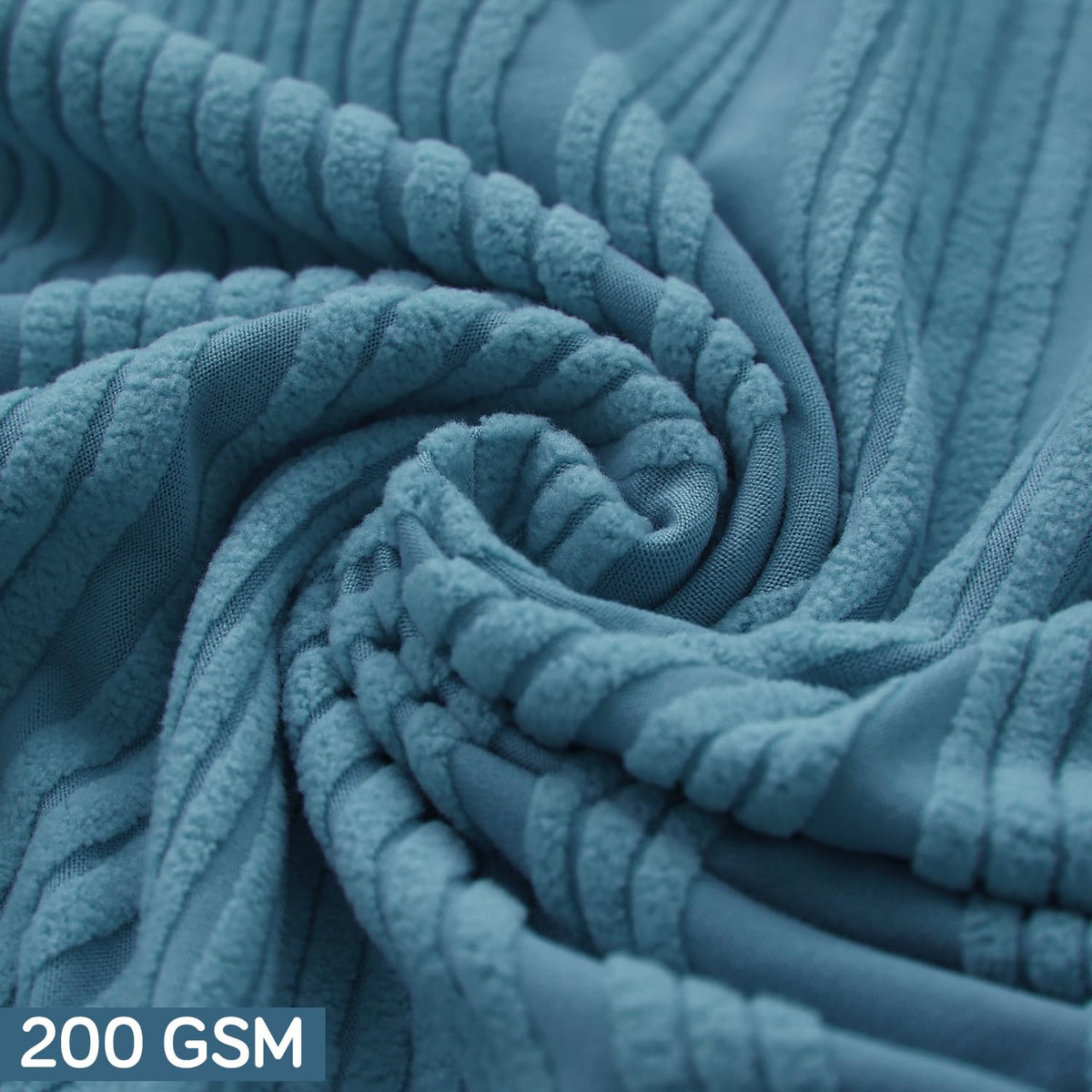 Nestiva Series Stretchable Knitting Jacquard Chair Cover - Sea Blue