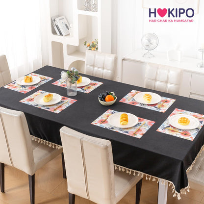 Artistic Flora PVC Washable Mats for Dining Table - Chrysanthemum