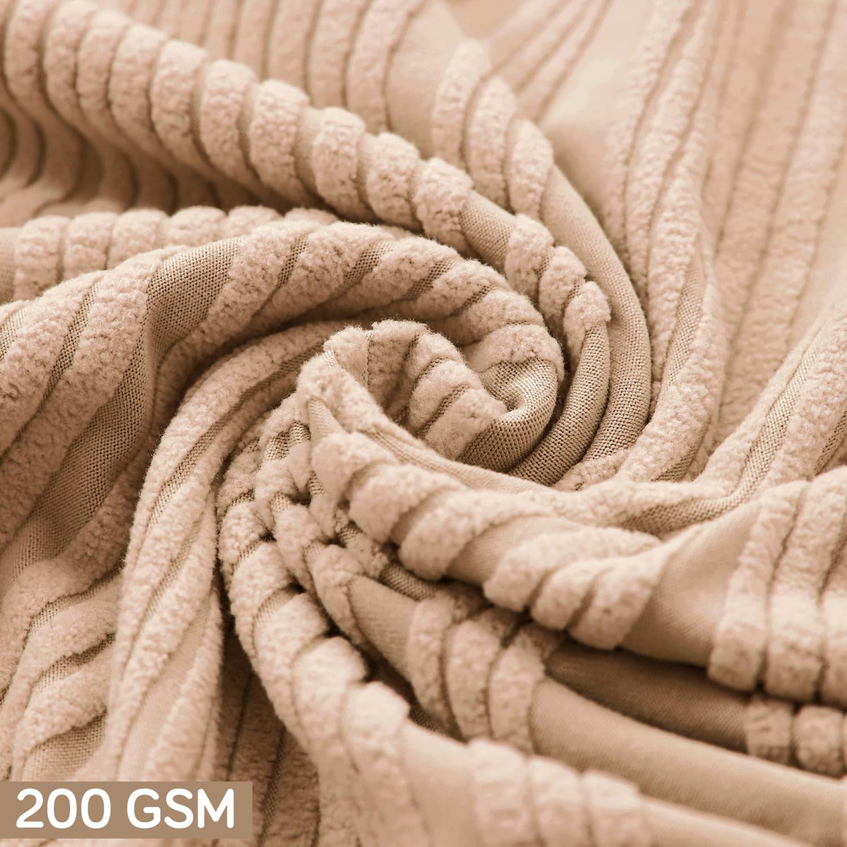 Nestiva Series Stretchable Knitting Jacquard Chair Cover - Blush Beige