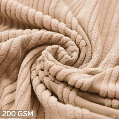 Nestiva Series Stretchable Knitting Jacquard Chair Cover - Blush Beige