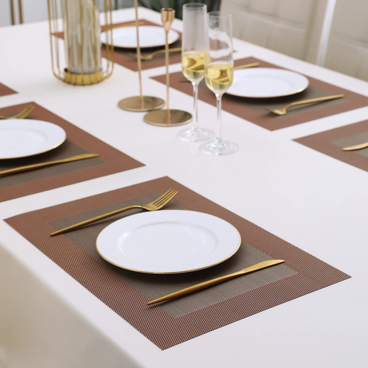PVC Dining Table Mats, Metallic