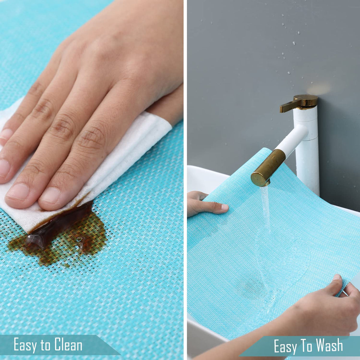 PVC Dining Table Mats,Turquoise