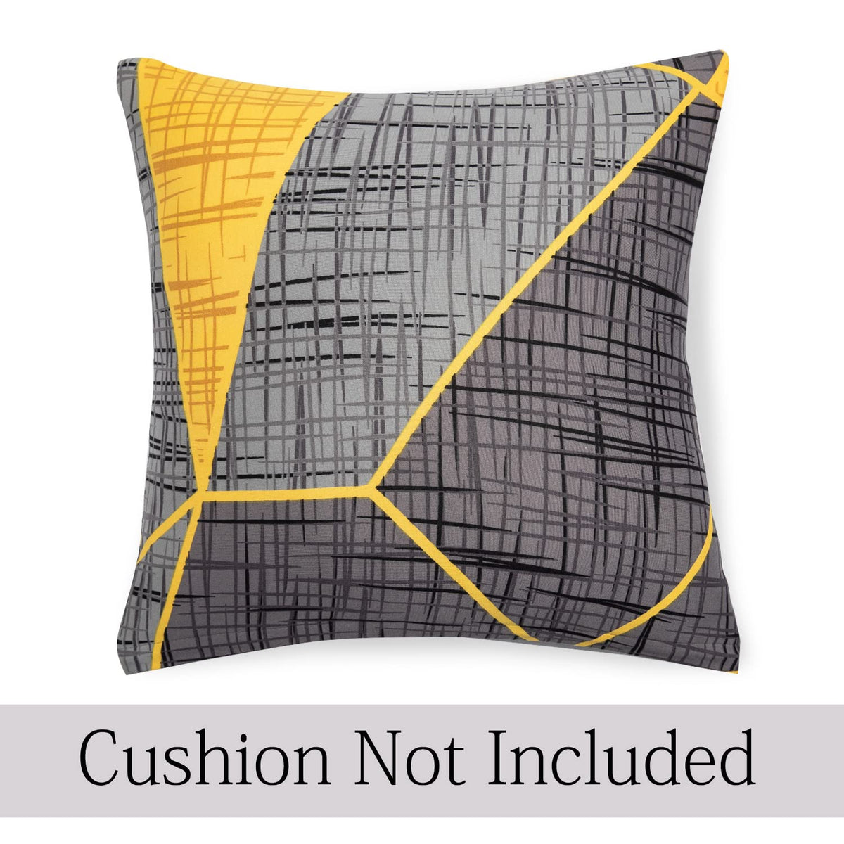Fancy Abstract Grey Printed zippered pillow covers online