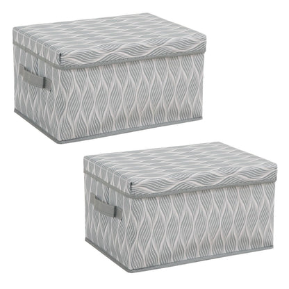 Foldable Cloth Storage Box | Wardrobe Organizer with Lid