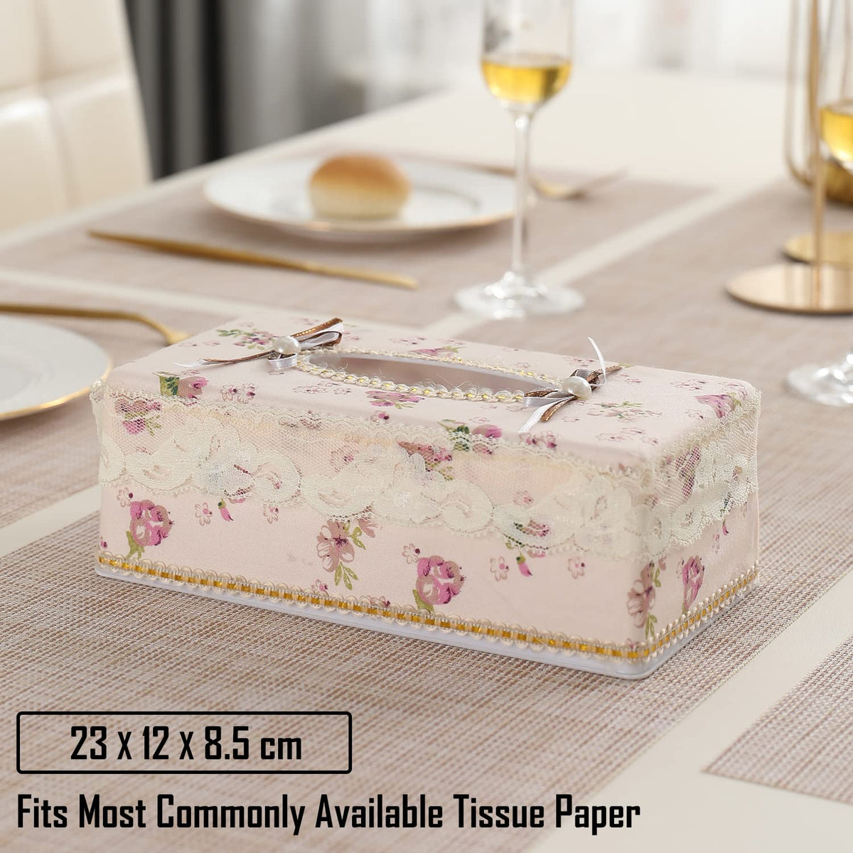 Tissue Paper Box Holder for Home, Office, Car