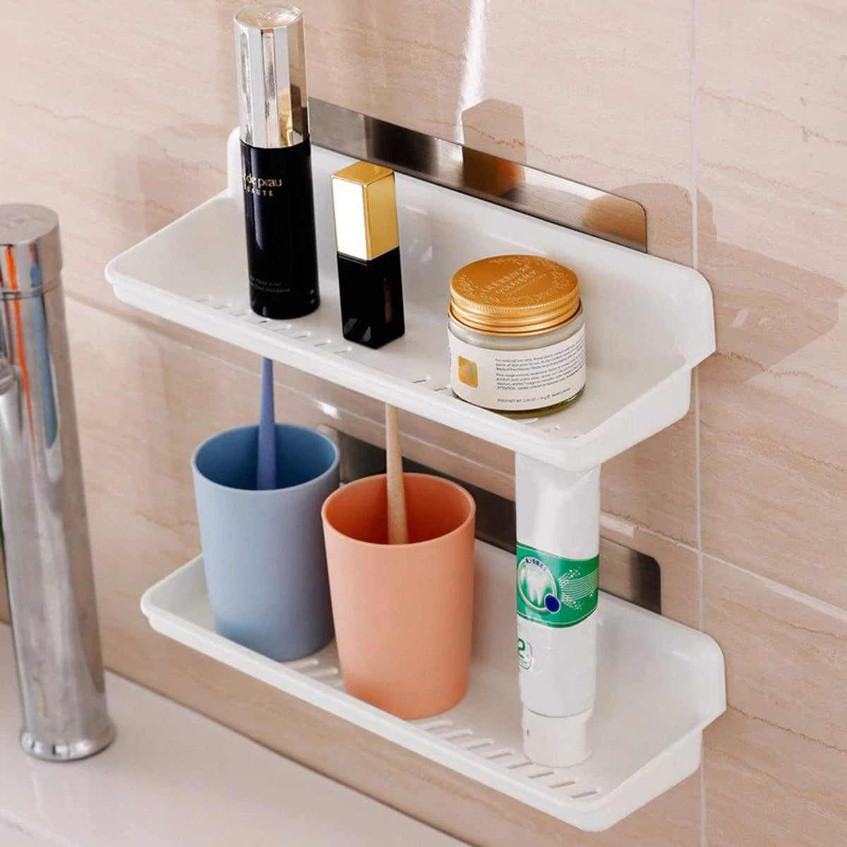 Wall Mounted Bathroom organizer for Bathroom items