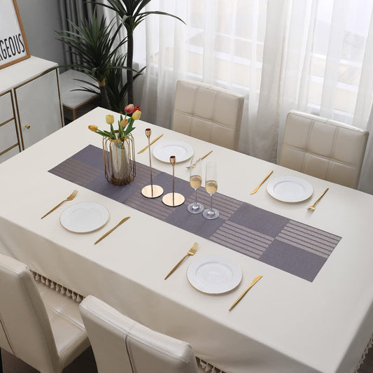 PVC Table Runner for Dinner and Coffee Table, Violet