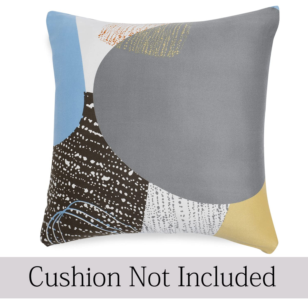 Fancy Multicolor Pebbles Print zippered pillow covers online