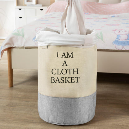 Foldable Laundry Hamper Basket Bag with Drawstring Closure