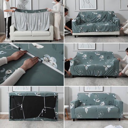 Smokey Grey – Step-by-step guide to put on an elastic sofa cover