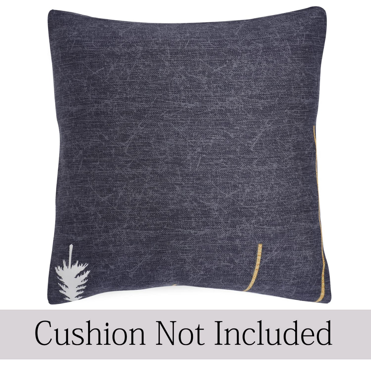 Fancy Midnight Blue Lines Printed zippered cushion cover online