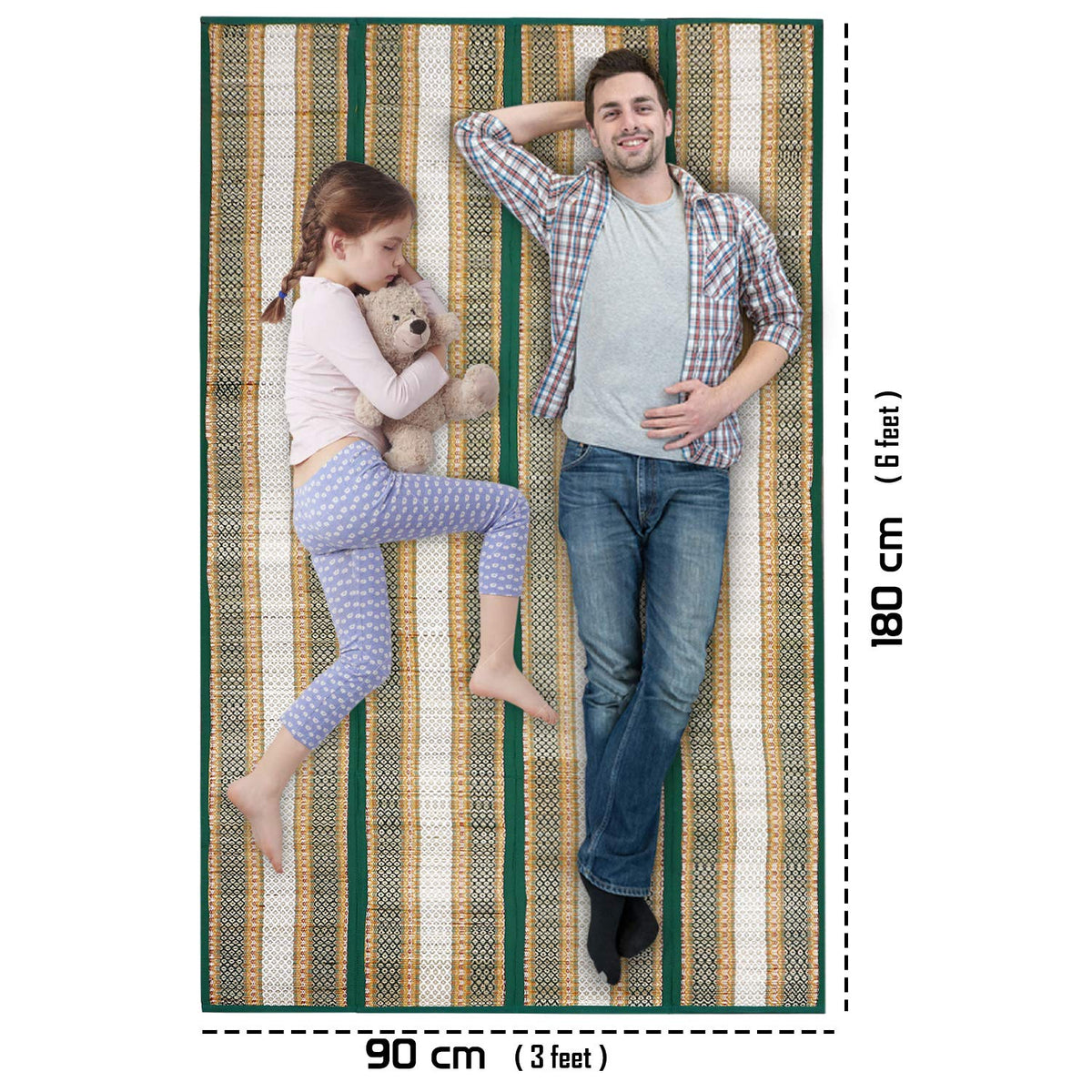 Eco-friendly Green floor sleeping mat | HOKIPO
