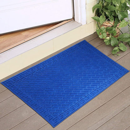 Polypropylene Outdoor mat for Entrance, Welcome mat floor mat, Blue